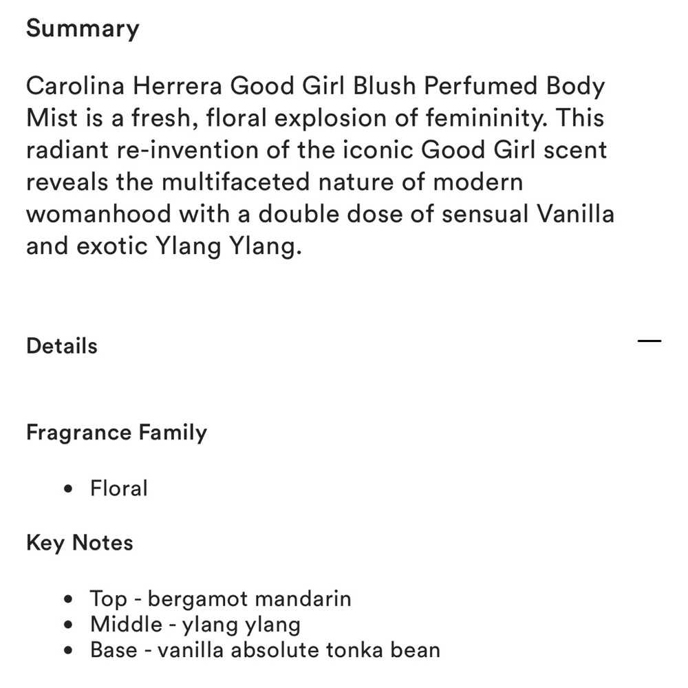 Good Girl Blush Perfumed Body Mist - Picture 2 of 2